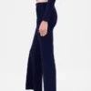 Leggings modernos de pijama con doble vuelta
