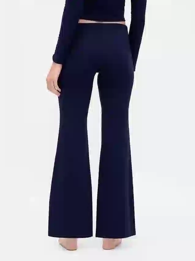 Leggings modernos de pijama con doble vuelta