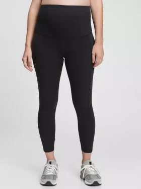 Leggings premamá reciclados con panel completo y largo 7/8