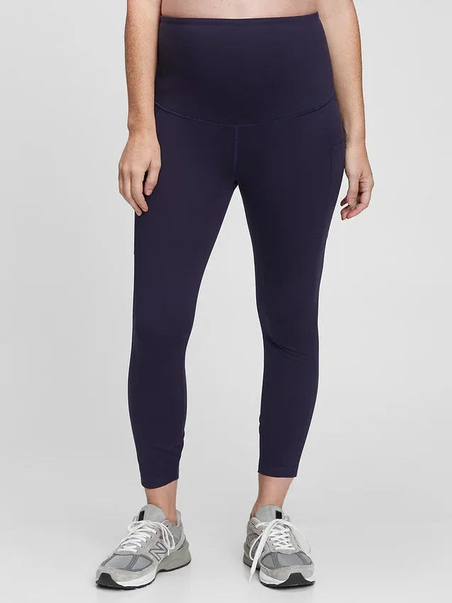 Leggings premamá reciclados con panel completo y largo 7/8
