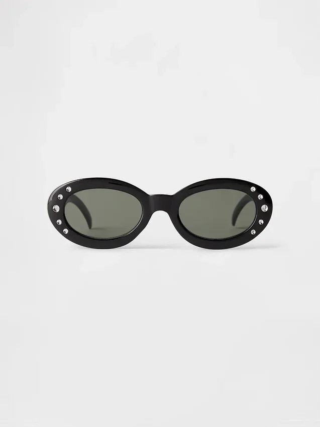 Lentes de sol ovalados retro para niños
