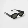 Lentes de sol ovalados retro para niños