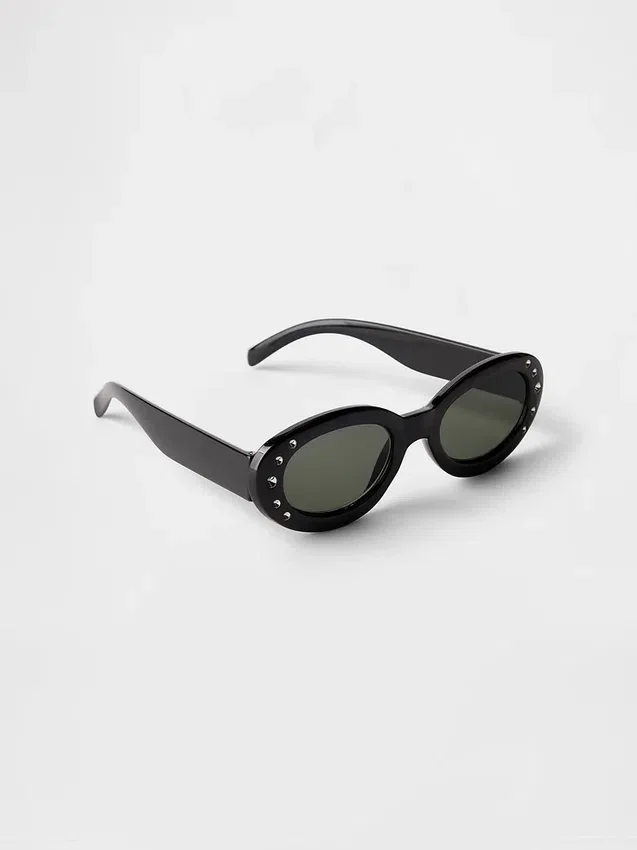 Lentes de sol ovalados retro para niños