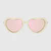 Lentes de sol polarizados Babiators para niños pequeños y niños con diseño de corazón