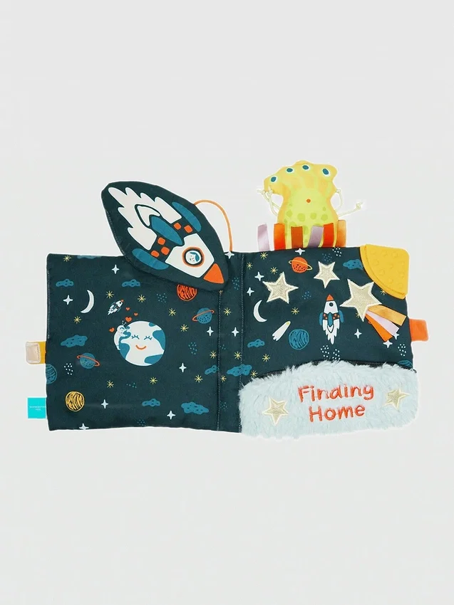 Libro de actividades suave y crujiente «Little Rocket Finds Home»