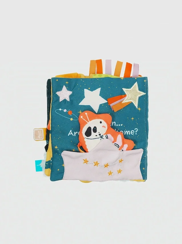 Libro de actividades suave y crujiente «Little Rocket Finds Home»
