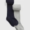 Mallas básicas de punto para niños (paquete de 2)