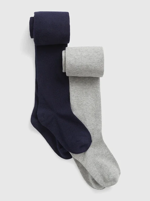 Mallas básicas de punto para niños (paquete de 2)