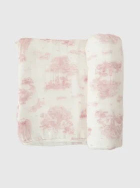 Manta de bambú para bebé «Spring Toile» de The Gilded Bird