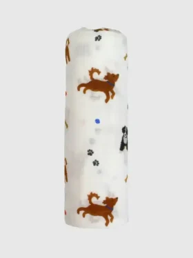 Manta para envolver Bamboo Little Dogs
