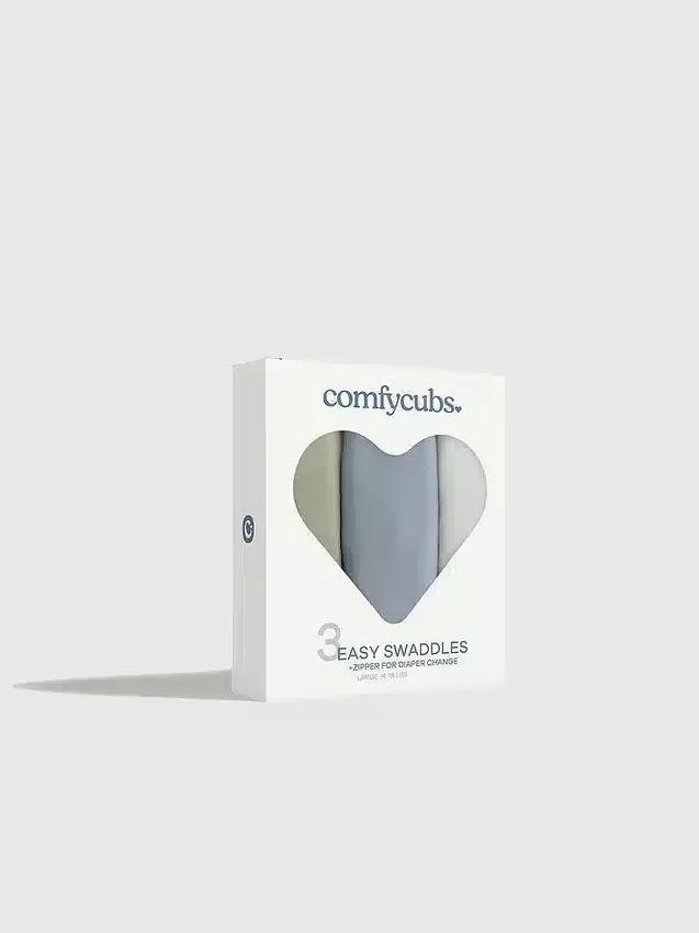 Mantas de envoltura fáciles de usar con cremallera de Comfy Cubs