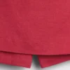 Mini falda-pantalón de mezcla de lino