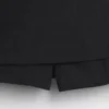 Mini falda-pantalón de mezcla de lino