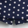 Mini falda-pantalón de mezcla de lino