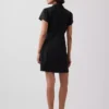 Mini vestido camisero con cintura imperio