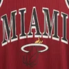 Mini vestido de jersey reciclado de los Miami Heat de la NBA