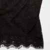 Mini vestido recto de encaje