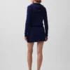 Minifalda-pantalón de punto trenzado 100 % algodón