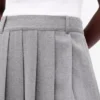 Minifalda-pantalón plisada