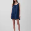 Minivestido con botones en el frente