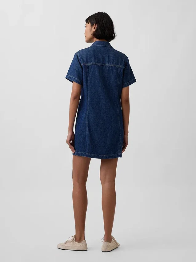 Minivestido de denim ultrasuave