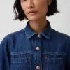 Minivestido de denim ultrasuave