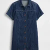 Minivestido de denim ultrasuave