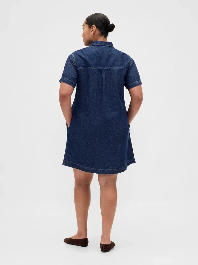 Minivestido de mezclilla ultrasuave