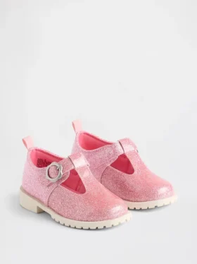Mocasines con correa en T para niños pequeños