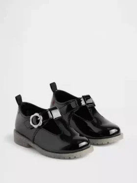 Mocasines con correa en T para niños pequeños