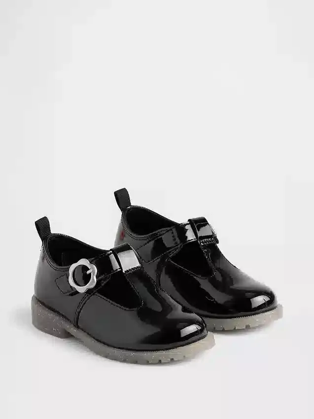 Mocasines con correa en T para niños pequeños