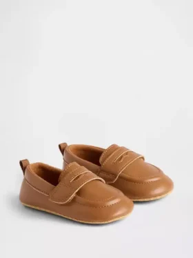 Mocasines de cuero vegano para bebés