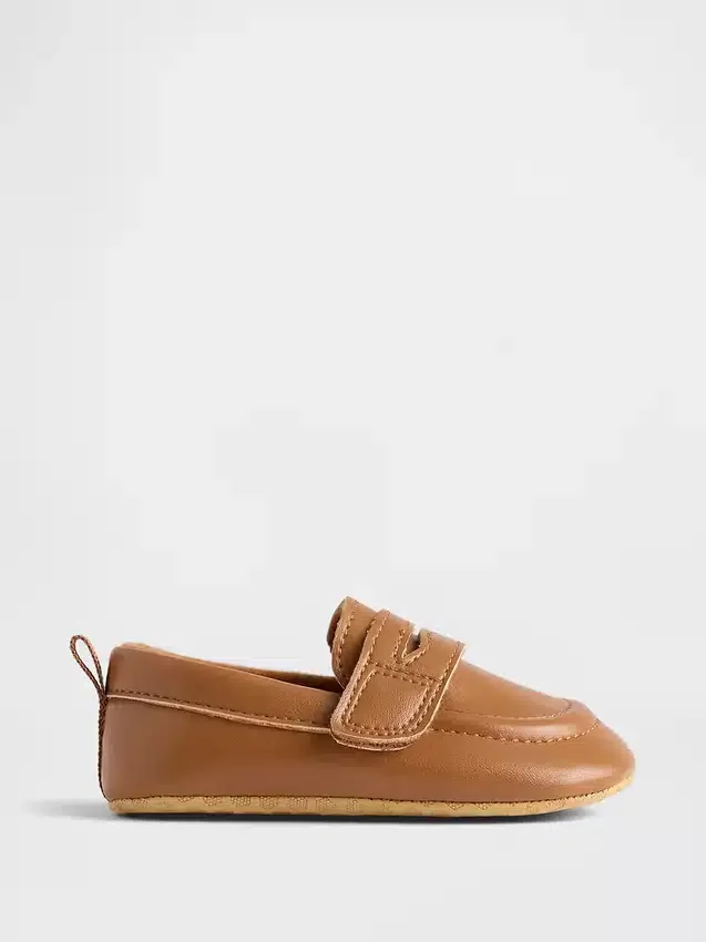 Mocasines de cuero vegano para bebés