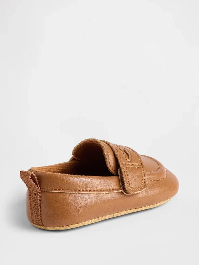 Mocasines de cuero vegano para bebés