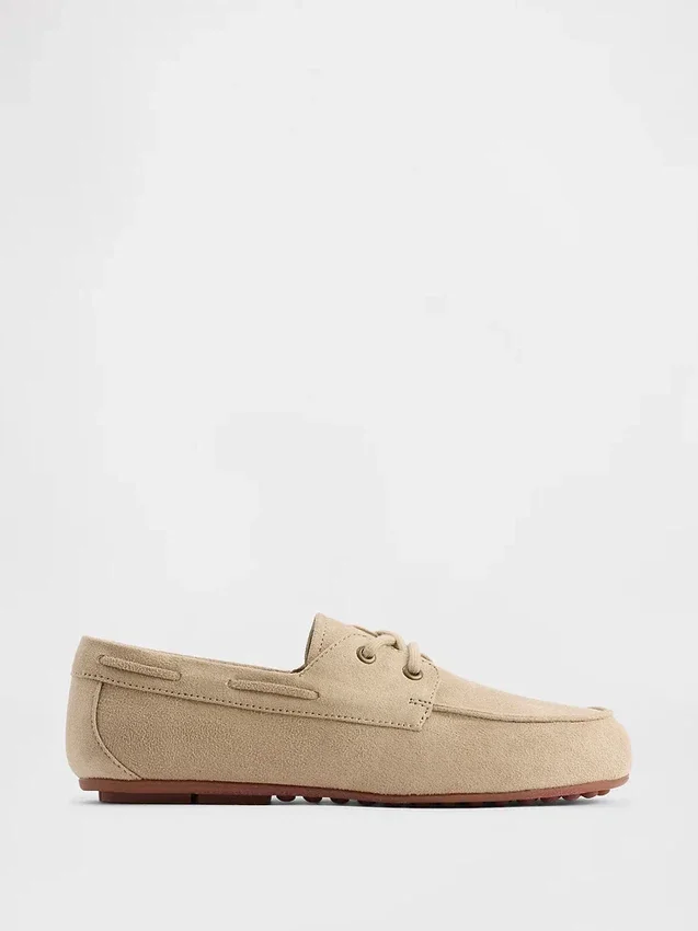 Mocasines de gamuza vegana para niños