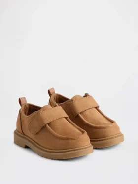 Mocasines de gamuza vegana para niños pequeños