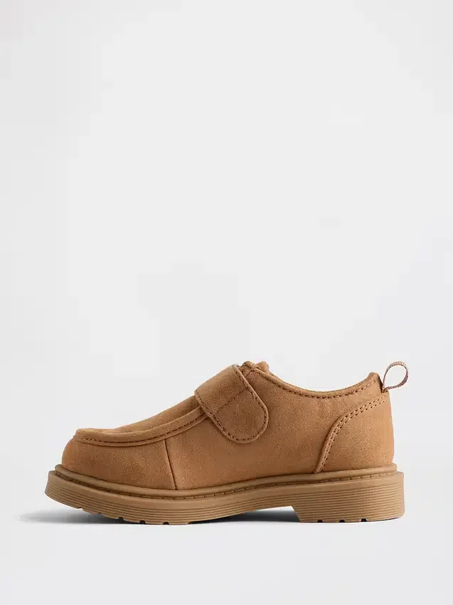Mocasines de gamuza vegana para niños pequeños