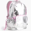 Mochila infantil con dijes metalizados