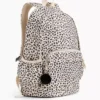Mochila infantil con estampado de leopardo