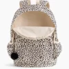 Mochila infantil con estampado de leopardo