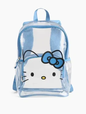 Mochila transparente para niños de Hello Kitty