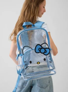 Mochila transparente para niños de Hello Kitty
