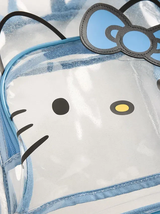 Mochila transparente para niños de Hello Kitty
