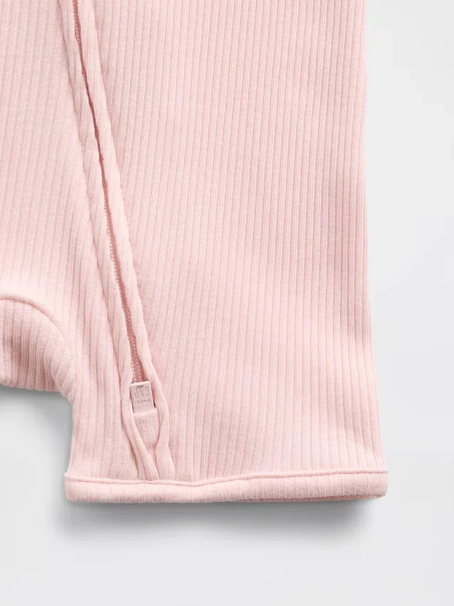 Mono corto «Baby First Favorites» de punto acanalado fino