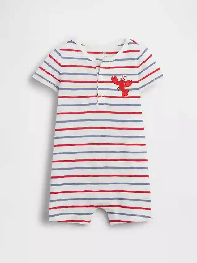 Mono corto Henley «Baby First Favorites»