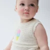 Mono de ganchillo «Baby Ice Cream» corto