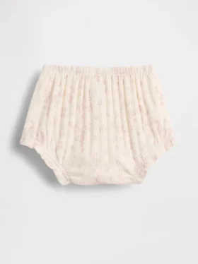 Pantaloncitos florales de punto acanalado Pointelle de Baby First Favorites