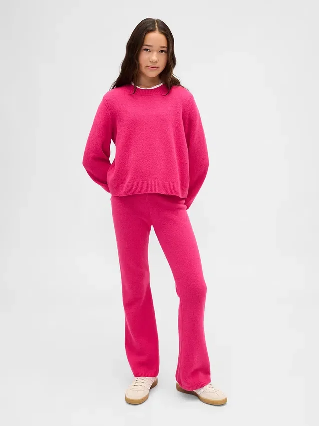 Pantalones acampanados de jerséu CashSoft para niños