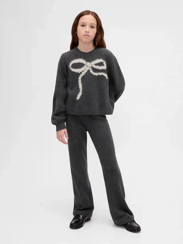 Pantalones acampanados de jerséu CashSoft para niños