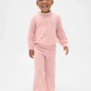 Pantalones acampanados de punto Pointelle CashSoft para bebés y niños pequeños